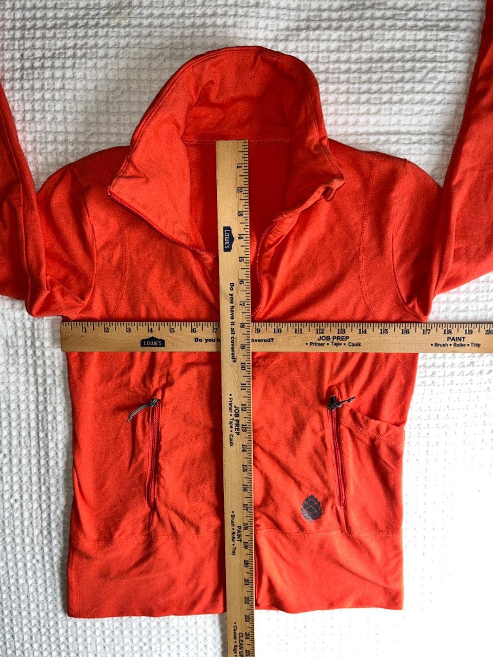 Stio Power Stretch Fleece Full-Zip Jacket Orange - Picture 3 of 6